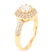 Кольцо Xuping Позолота 18K Инкрустация цирконием фото №2 Кольцо Xuping Позолота 18K Инкрустация цирконием фото №2