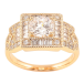 Кольцо Xuping Позолота 18K Инкрустация цирконием фото №1 Кольцо Xuping Позолота 18K Инкрустация цирконием фото №1