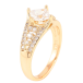 Кольцо Xuping Позолота 18K Узор с цирконием и фианитом фото №2 Кольцо Xuping Позолота 18K Узор с цирконием и фианитом фото №2