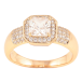 Кольцо Xuping Позолота 18K Инкрустация цирконием с фианитом фото №1