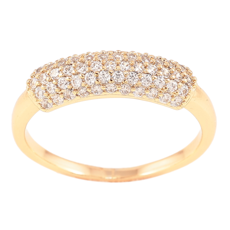 Каблучка Xuping Позолота 18K «Інкрустація цирконієм» фото №9 Каблучка Xuping Позолота 18K «Інкрустація цирконієм» фото №9