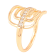 Кольцо Xuping Позолота 18K Декоративный узор с дорожкой циркония фото №2 Кольцо Xuping Позолота 18K Декоративный узор с дорожкой циркония фото №2