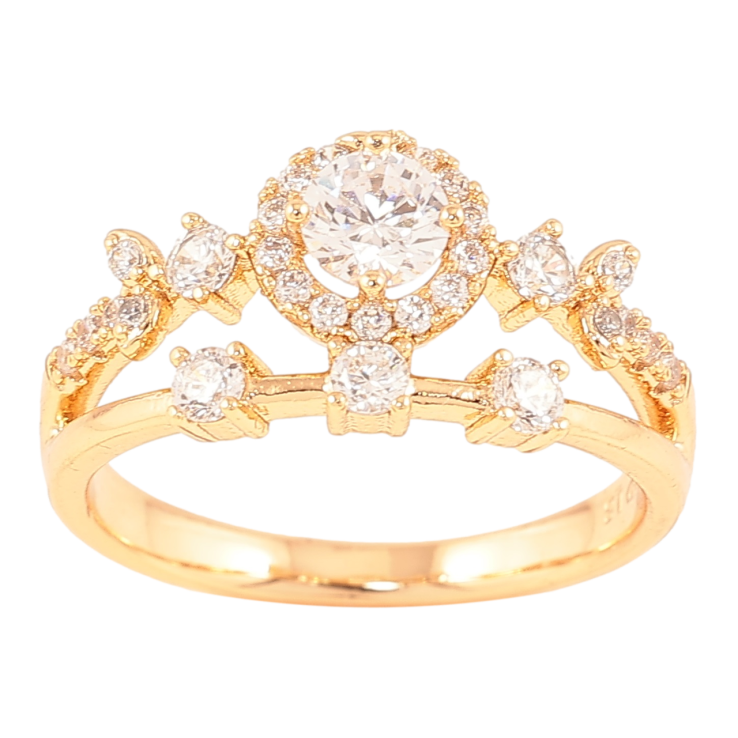 Кольцо Xuping Позолота 18K Узор с цирконием фото №21 Кольцо Xuping Позолота 18K Узор с цирконием фото №21