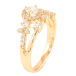 Кольцо Xuping Позолота 18K Узор с цирконием фото №2 Кольцо Xuping Позолота 18K Узор с цирконием фото №2