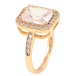 Кольцо Xuping Позолота 18K Фианит в обрамлении циркония фото №2