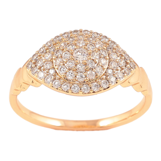 Кольцо Xuping Позолота 18K Инкрустация цирконием фото №1 Кольцо Xuping Позолота 18K Инкрустация цирконием фото №1