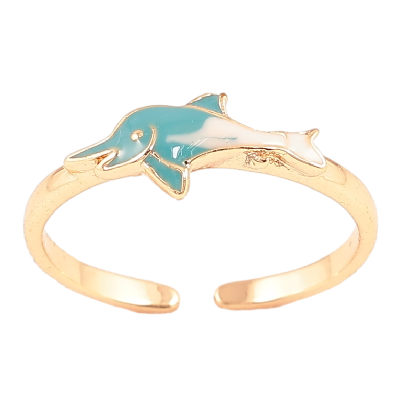 Кольцо Xuping M&L Цвет 18К Марлин с эмалью фото №1 Кольцо Xuping M&L Цвет 18К Марлин с эмалью фото №1