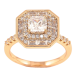 Кольцо Xuping Позолота 18K Фигурный купол с цирконием фото №1 Кольцо Xuping Позолота 18K Фигурный купол с цирконием фото №1