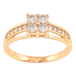 Кольцо Xuping Позолота 18K Узор с цирконием фото №1 Кольцо Xuping Позолота 18K Узор с цирконием фото №1