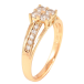 Кольцо Xuping Позолота 18K Узор с цирконием фото №2 Кольцо Xuping Позолота 18K Узор с цирконием фото №2