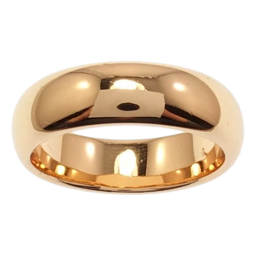 Каблучка Xuping Позолота 18K Обручка 6 мм фото №1