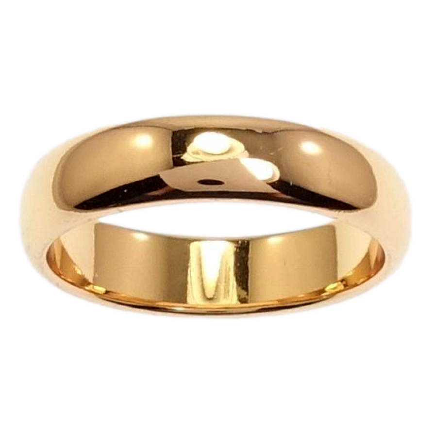 Каблучка Xuping Позолота 18K Класика Обручка 5мм фото №1 Каблучка Xuping Позолота 18K Класика Обручка 5мм фото №1