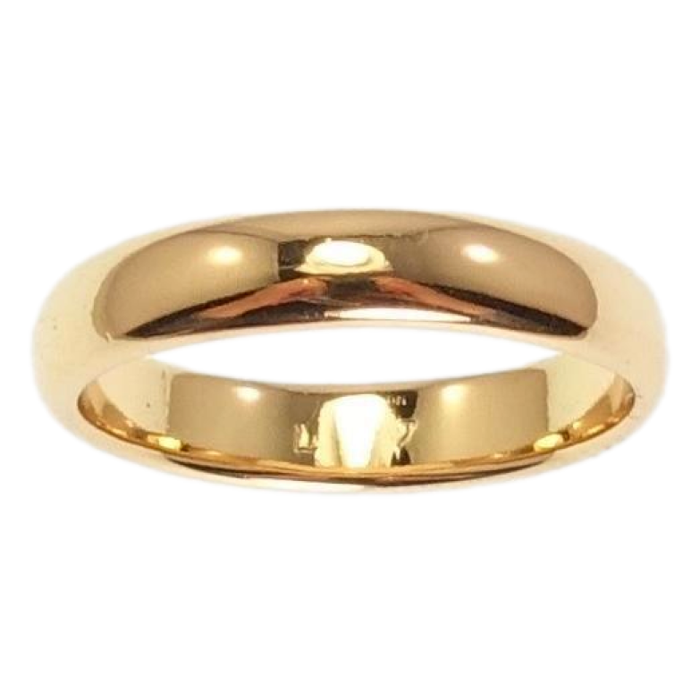 Каблучка Xuping Позолота 18K Обручка 4 мм фото №1