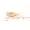 Серьги Xuping Позолота 18K английский замок Жемчужные подвески с инкрустацией цирконием цирконием фото №2 Серьги Xuping Позолота 18K английский замок Жемчужные подвески с инкрустацией цирконием цирконием фото №2