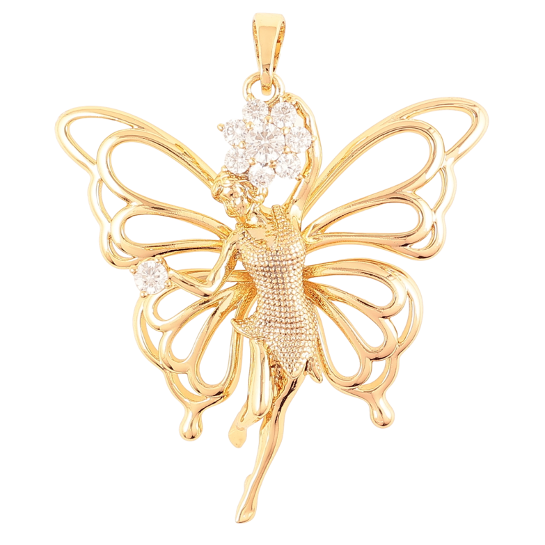 Кулон Xuping Позолота 18K Фея для цепочки до 5мм фото №1