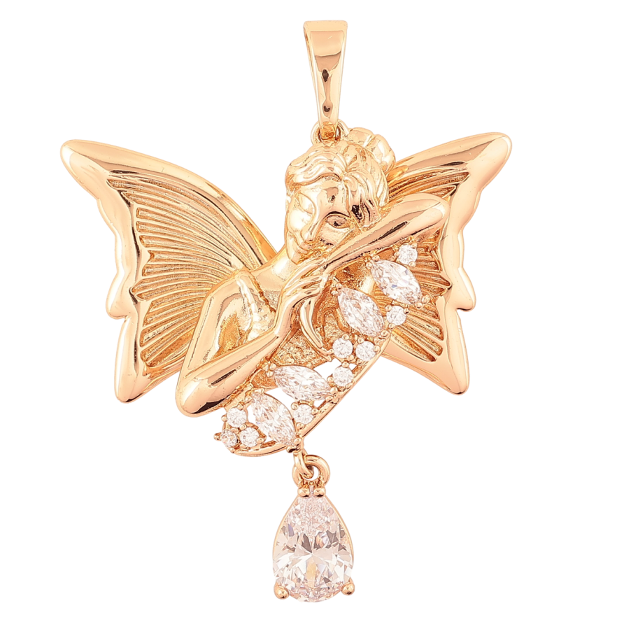 Кулон Xuping Позолота 18K «Фея» для ланцюжка до 7мм фото №1