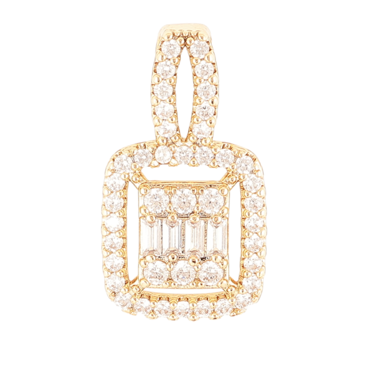 Кулон Xuping Позолота 18K «Інкрустація цирконієм для ланцюжка до 3мм фото №7