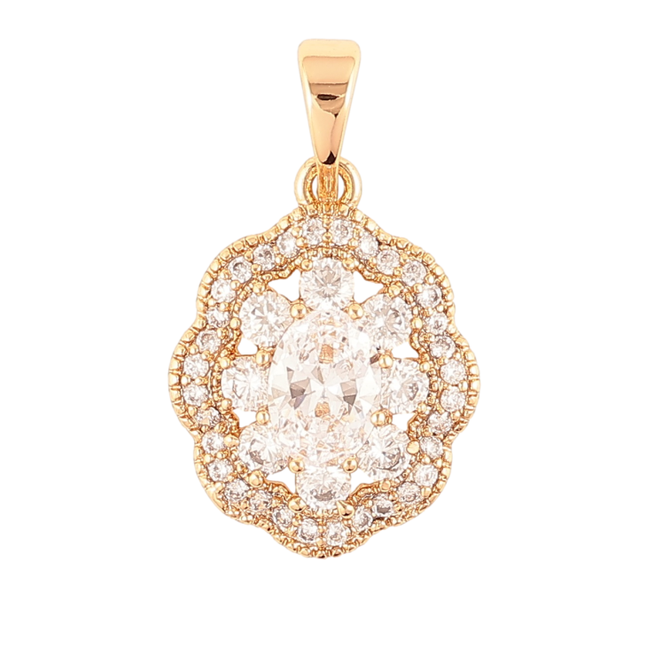 Кулон Xuping Позолота 18K «Інкрустація цирконієм» для ланцюжка до 5мм фото №5