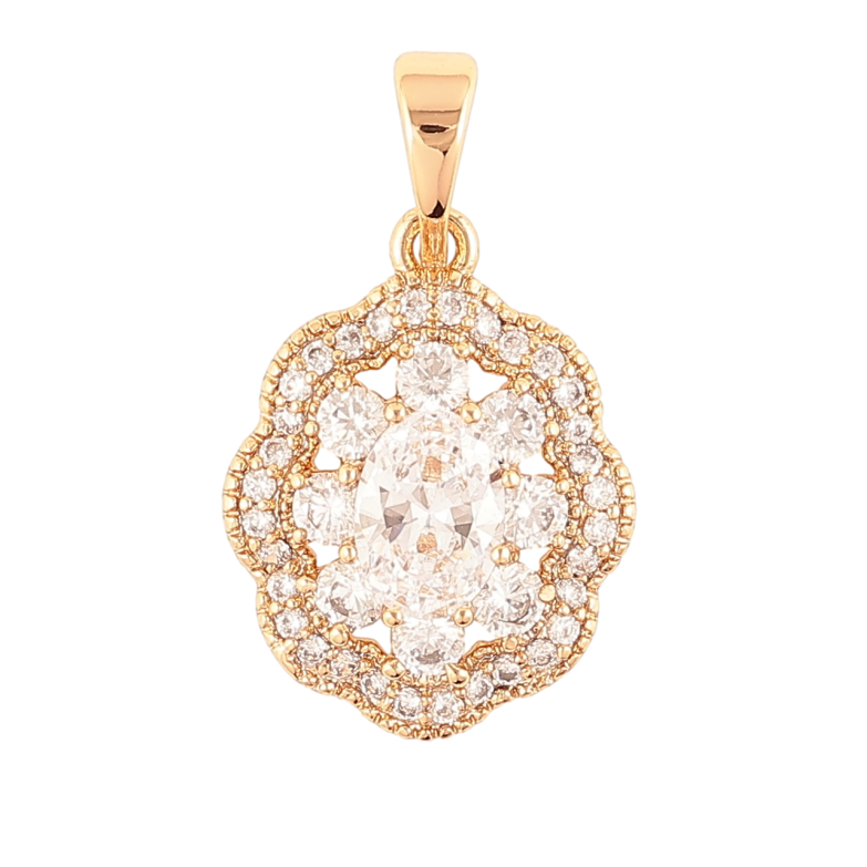 Кулон Xuping Позолота 18K Инкрустация цирконием для цепочки до 5мм фото №1