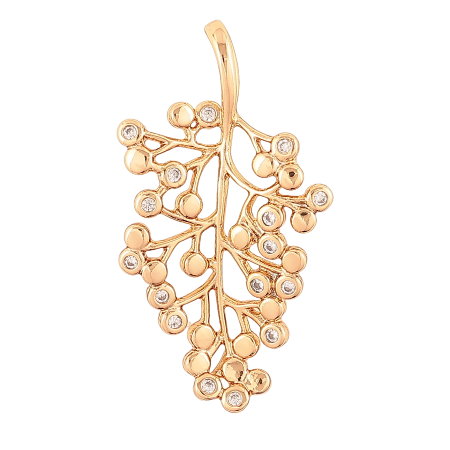Кулон Xuping Позолота 18K Ягодная гроздь для цепочки до 4мм фото №1