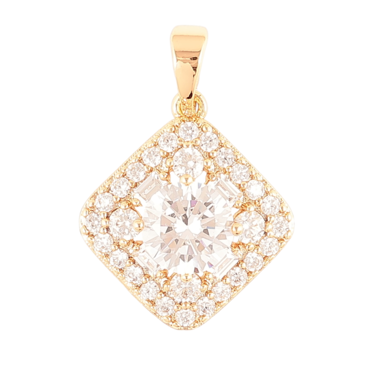 Кулон Xuping Позолота 18K «Інкрустація цирконієм» для ланцюжка до 5мм фото №6