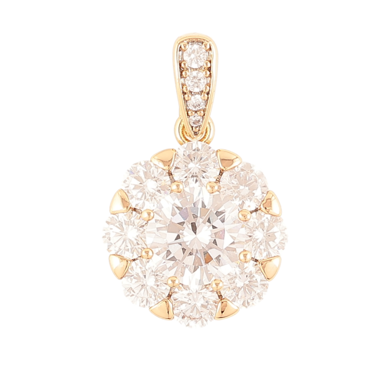 Кулон Xuping Позолота 18K «Інкрустація цирконієм» для ланцюжка до 5мм фото №2