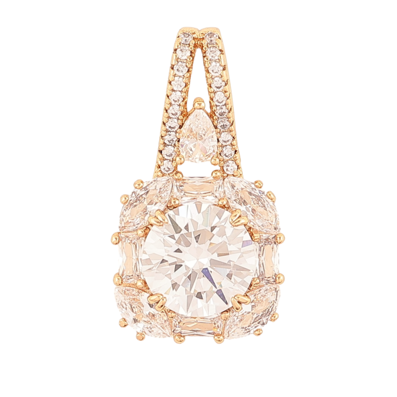 Кулон Xuping Позолота 18K Инкрустация цирконием для цепочки до 4мм фото №1