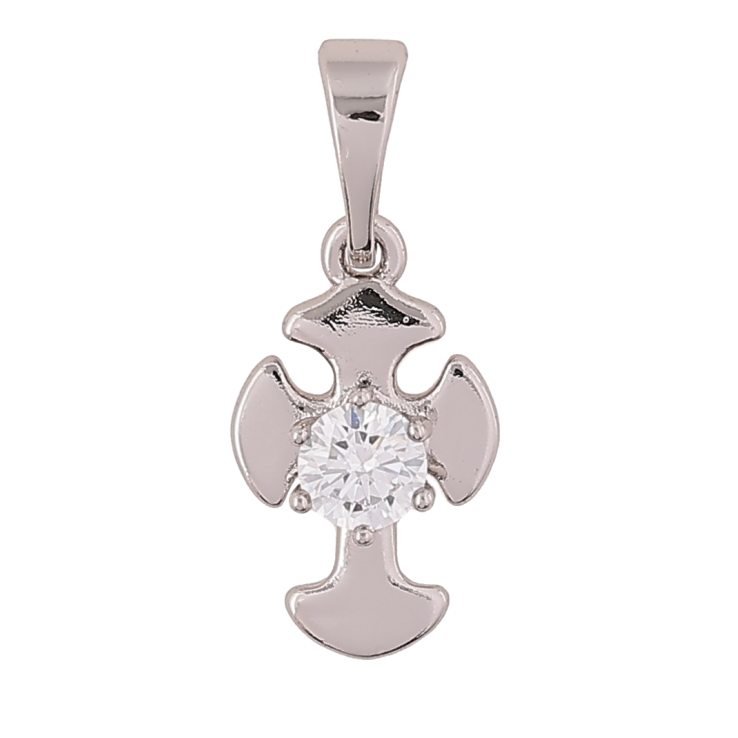 Кулон Xuping Родий Крест с цирконием для цепочки до 5мм фото №18 Кулон Xuping Родий Крест с цирконием для цепочки до 5мм фото №18