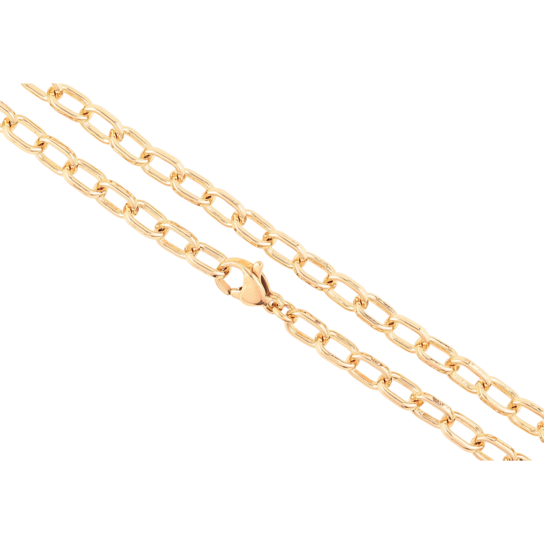 Цепочка Xuping Позолота 18K Плетение Якорное длинна 45см х 4мм фото №1 Цепочка Xuping Позолота 18K Плетение Якорное длинна 45см х 4мм фото №1