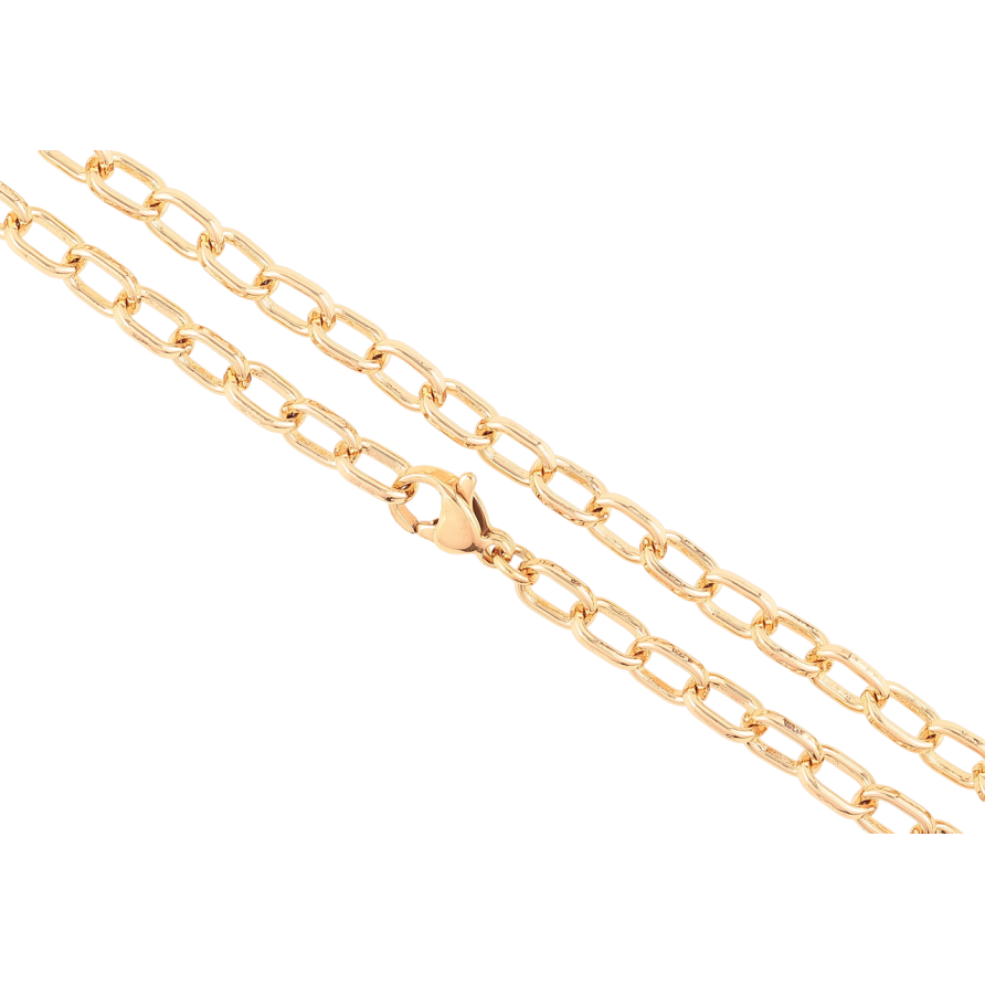 Цепочка Xuping Позолота 18K Плетение Якорное длинна 45см х 4мм фото №1 Цепочка Xuping Позолота 18K Плетение Якорное длинна 45см х 4мм фото №1