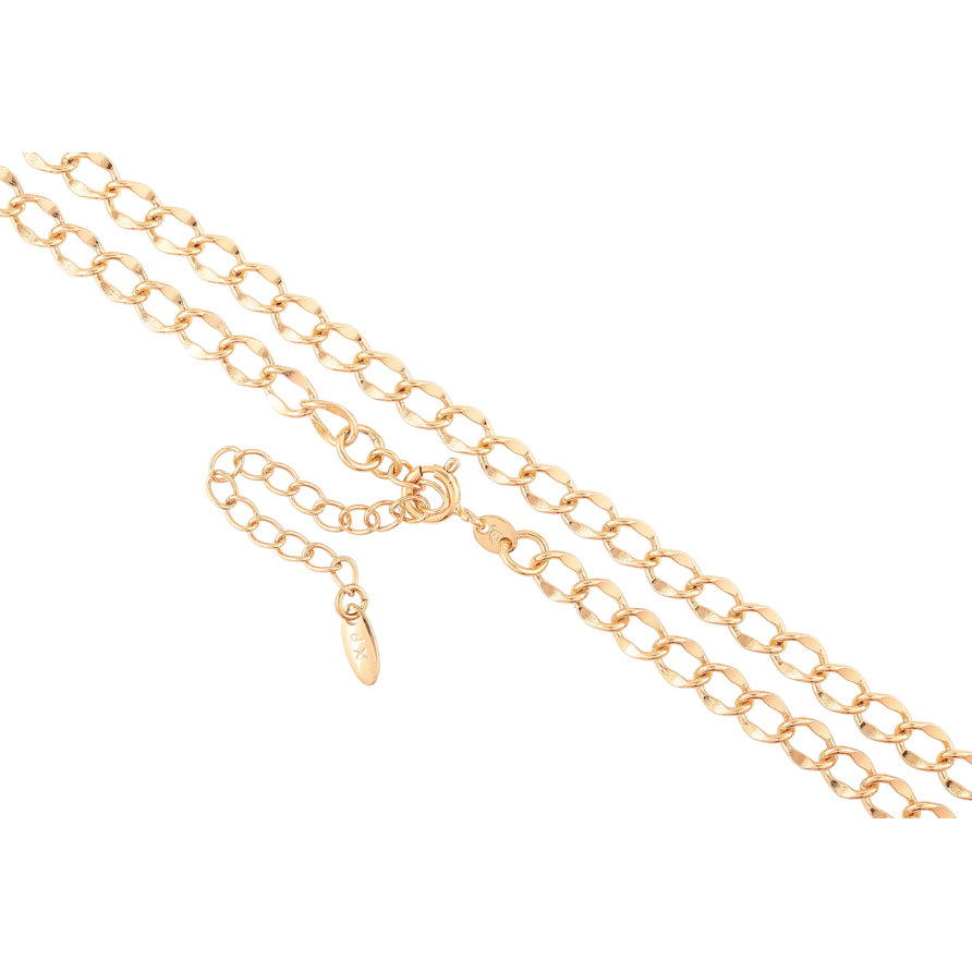 Ланцюжок Xuping Позолота 18K «Плетіння Панцирне декоративне» довжина 40-45см х 5мм фото №1 Ланцюжок Xuping Позолота 18K «Плетіння Панцирне декоративне» довжина 40-45см х 5мм фото №1