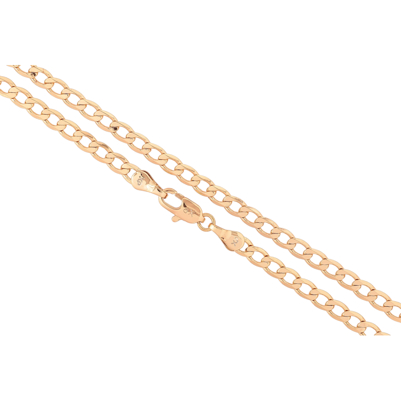 Цепочка Xuping Позолота 18K Плетение Панцирное длинна 45см х 3мм фото №3