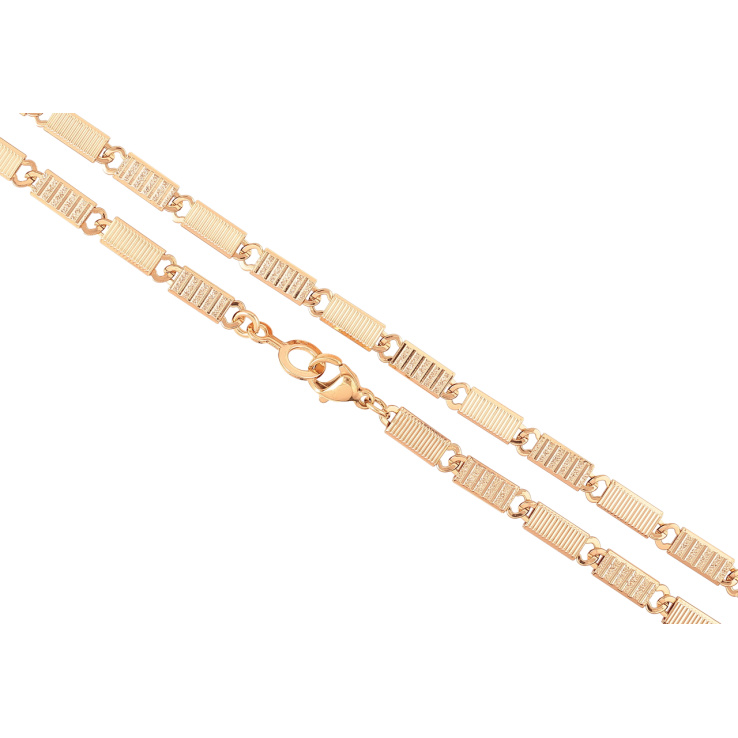 Ланцюжок Xuping Позолота 18K «Плетіння Фантазійне» довжина 45см х 4мм фото №10