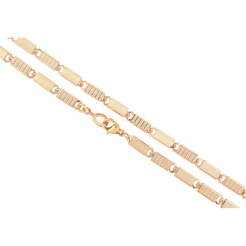 Цепочка Xuping Позолота 18K Плетение Фантазийное длинна 45см х 4мм фото №1 Цепочка Xuping Позолота 18K Плетение Фантазийное длинна 45см х 4мм фото №1