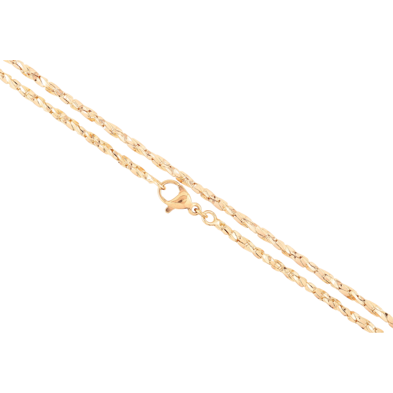 Ланцюжок Xuping Позолота 18K «Плетіння Фантазійне» довжина 45см х 2мм фото №1 Ланцюжок Xuping Позолота 18K «Плетіння Фантазійне» довжина 45см х 2мм фото №1