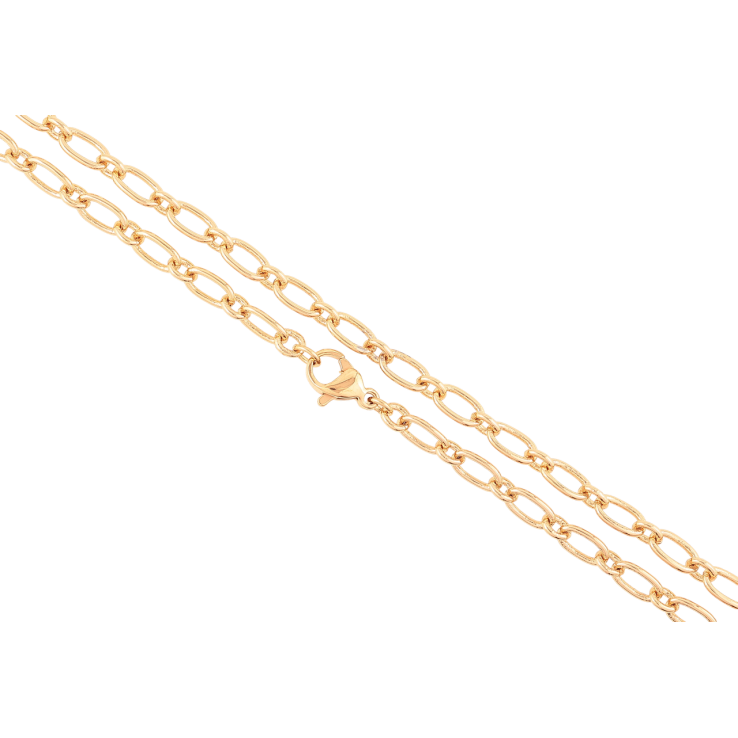 Цепочка Xuping Позолота 18K Плетение Якорное фантазийное длинна 45см х 4мм фото №7