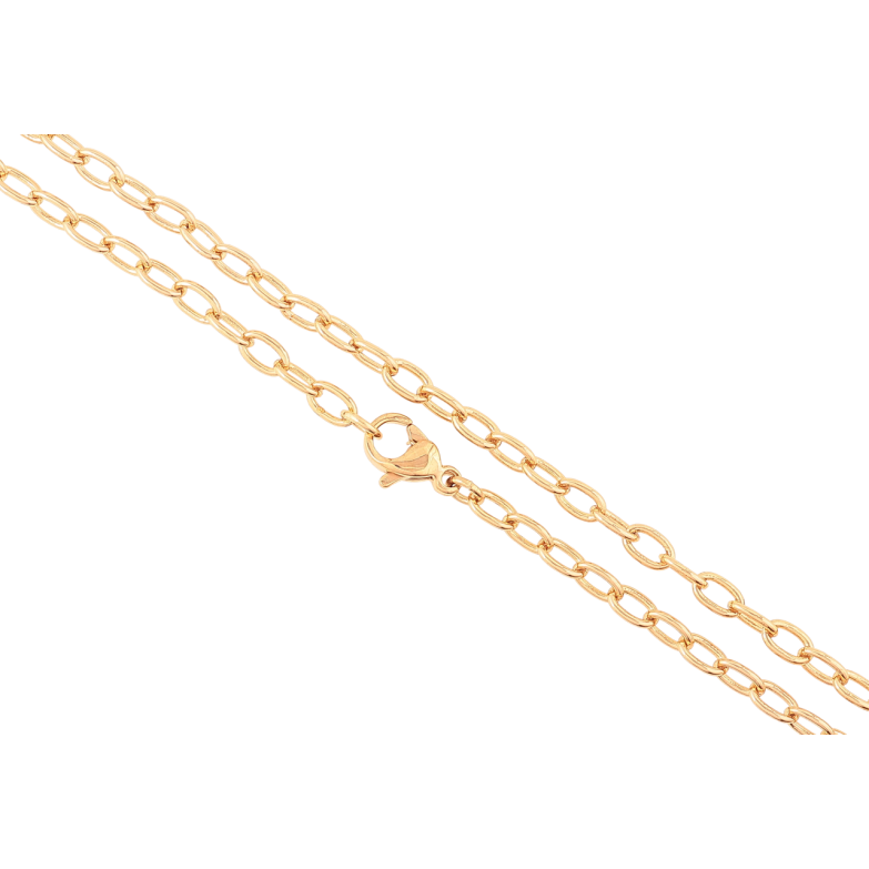 Цепочка Xuping Позолота 18K Плетение Якорное длинна 45см х 3мм фото №2 Цепочка Xuping Позолота 18K Плетение Якорное длинна 45см х 3мм фото №2