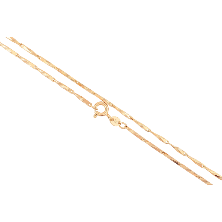 Ланцюжок Xuping Позолота 18K «Плетіння Фантазійне» довжина 45см х 1.5мм фото №12