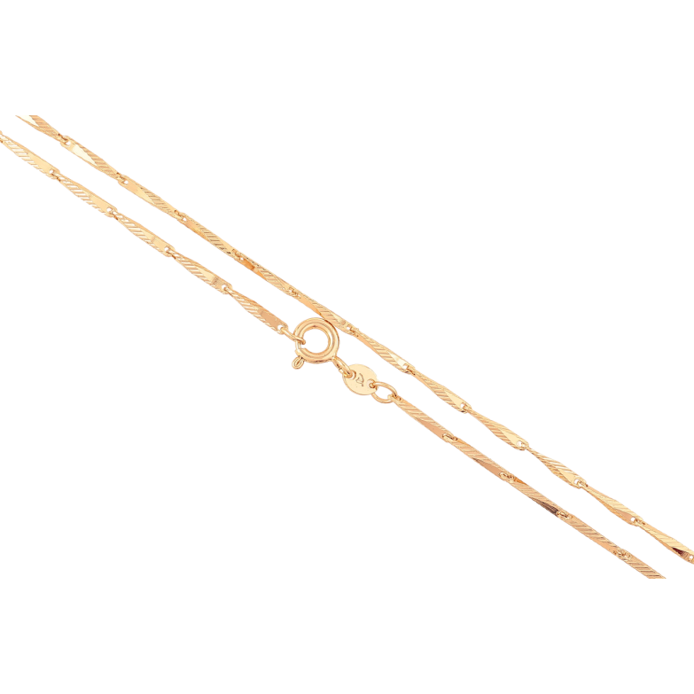 Цепочка Xuping Позолота 18K Плетение Фантазийное длинна 45см х 1.5мм фото №1 Цепочка Xuping Позолота 18K Плетение Фантазийное длинна 45см х 1.5мм фото №1