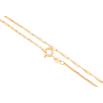 Ланцюжок Xuping Позолота 18K «Плетіння Фантазійне» довжина 45см х 1.5мм фото №2 Ланцюжок Xuping Позолота 18K «Плетіння Фантазійне» довжина 45см х 1.5мм фото №2
