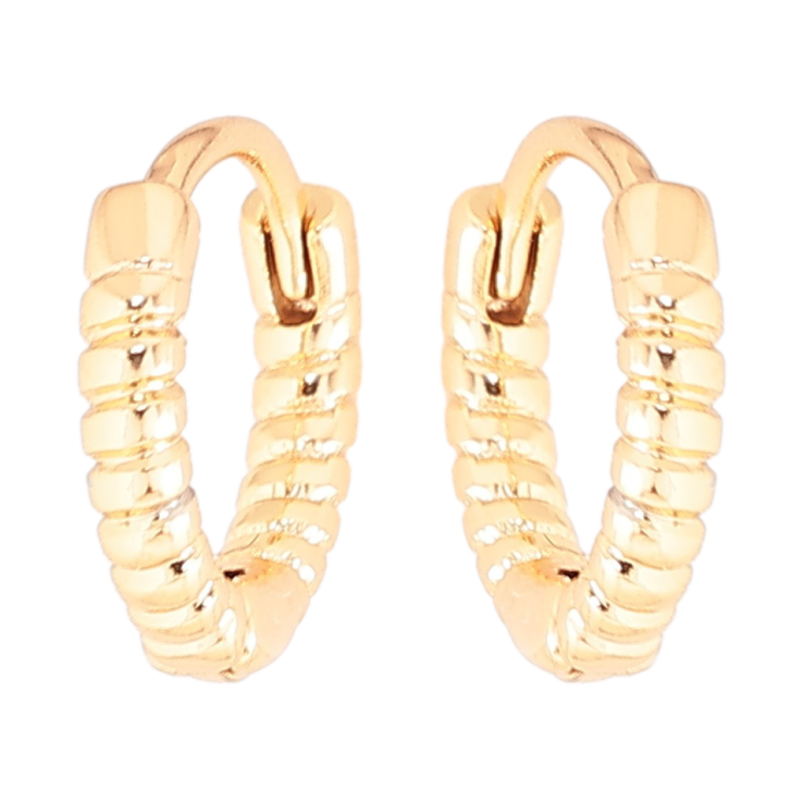 Серьги Xuping Позолота 18K колечки Декоративный узор фото №23