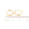 Серьги Xuping Позолота 18K колечки Декоративный узор фото №2
