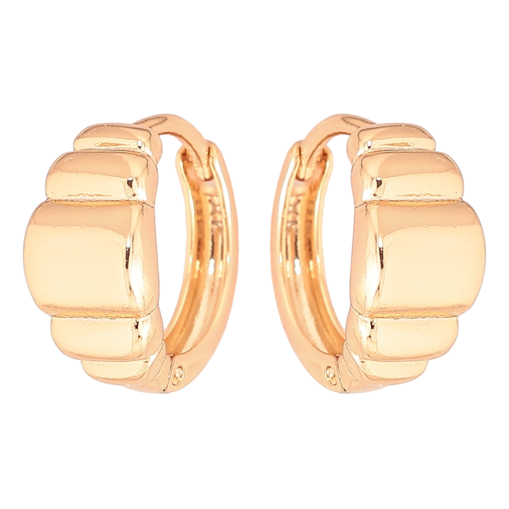 Серьги Xuping Позолота 18K колечки Декоративный узор фото №20