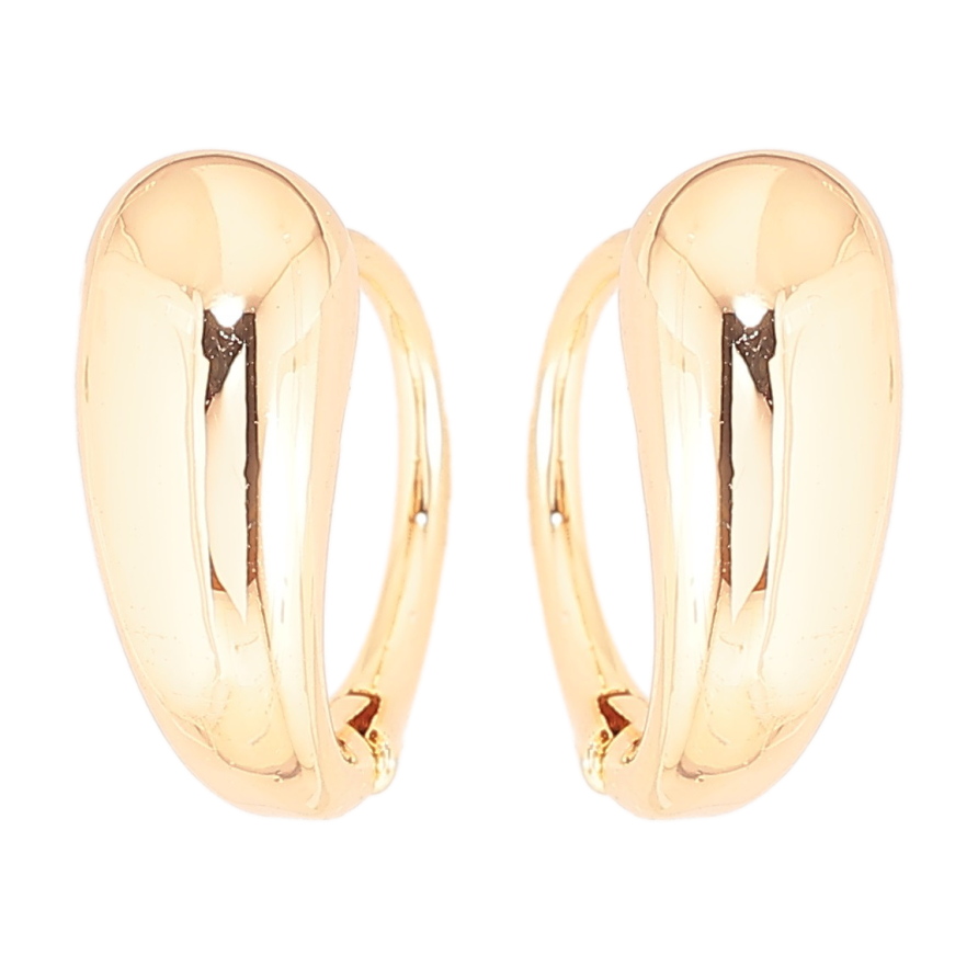 Серьги Xuping Позолота 18K колечки Декоративные фото №1