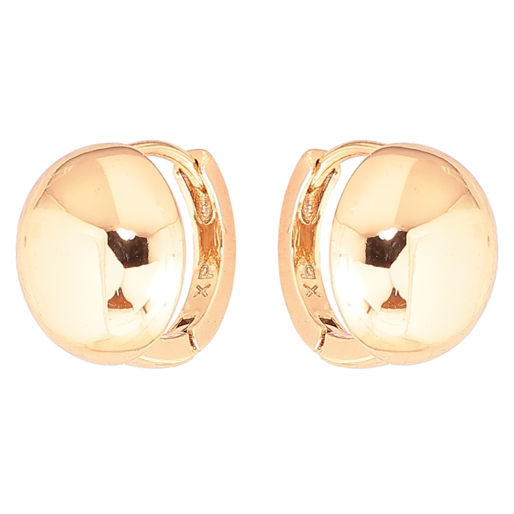 Серьги Xuping Позолота 18K колечки Полусферы фото №15