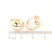 Серьги Xuping Позолота 18K колечки Полусферы фото №2 Серьги Xuping Позолота 18K колечки Полусферы фото №2