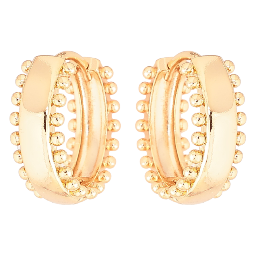 Серьги Xuping Позолота 18K колечки Декоративный узор фото №1