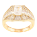 Кольцо Xuping Позолота 18K Инкрустация цирконием фото №1 Кольцо Xuping Позолота 18K Инкрустация цирконием фото №1