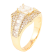 Кольцо Xuping Позолота 18K Инкрустация цирконием фото №2 Кольцо Xuping Позолота 18K Инкрустация цирконием фото №2