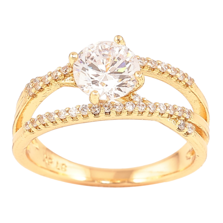 Кольцо Xuping Позолота 18K Дорожки циркония с фианитом фото №21 Кольцо Xuping Позолота 18K Дорожки циркония с фианитом фото №21